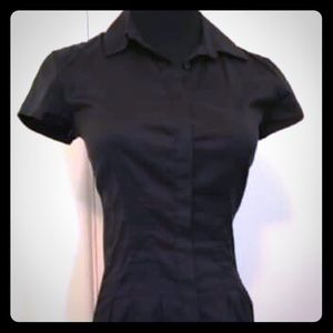 Armani Exchange black shirt with short sleeves